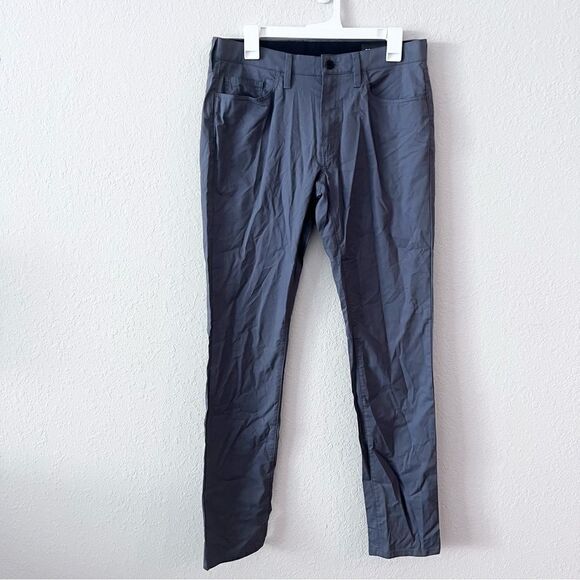 Bonobos Pants Mens Size 31x32 Gray Chino Tailored Flat Front - Picture 1 of 8